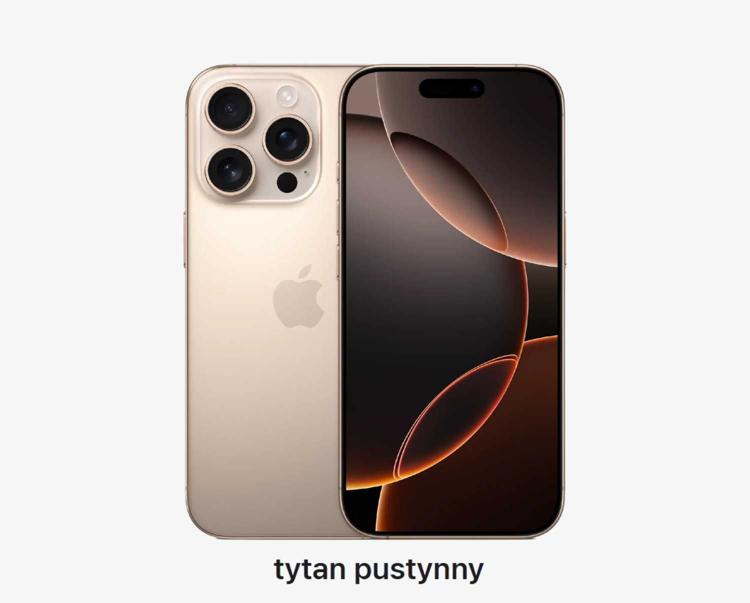 iPhone 16 Pro 1TB Tytan Pustynny 6200zł Żelazna 89