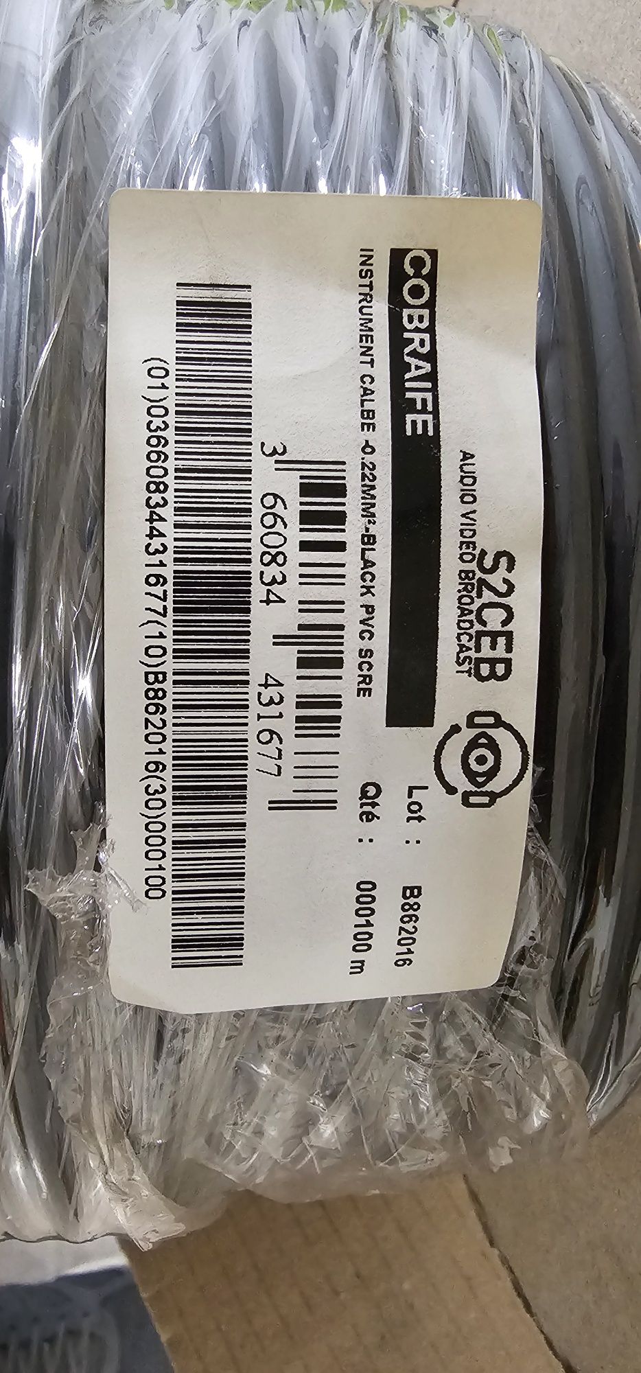 Cabo som Cobra S2CEB 100metros