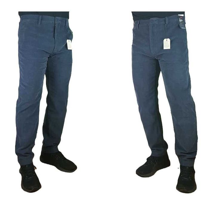 Męskie sztruksy Levi's - XX Chino szaro-nieb. nowe oryg. Levis W30/L34