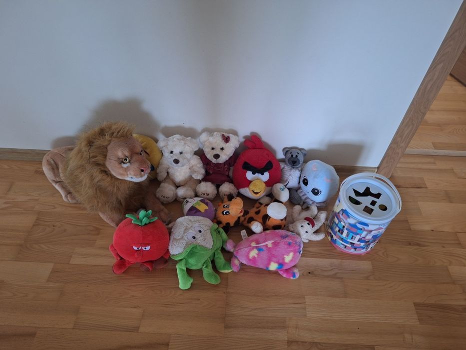 oddam misie maskotki dla dzieci klocki drewniane