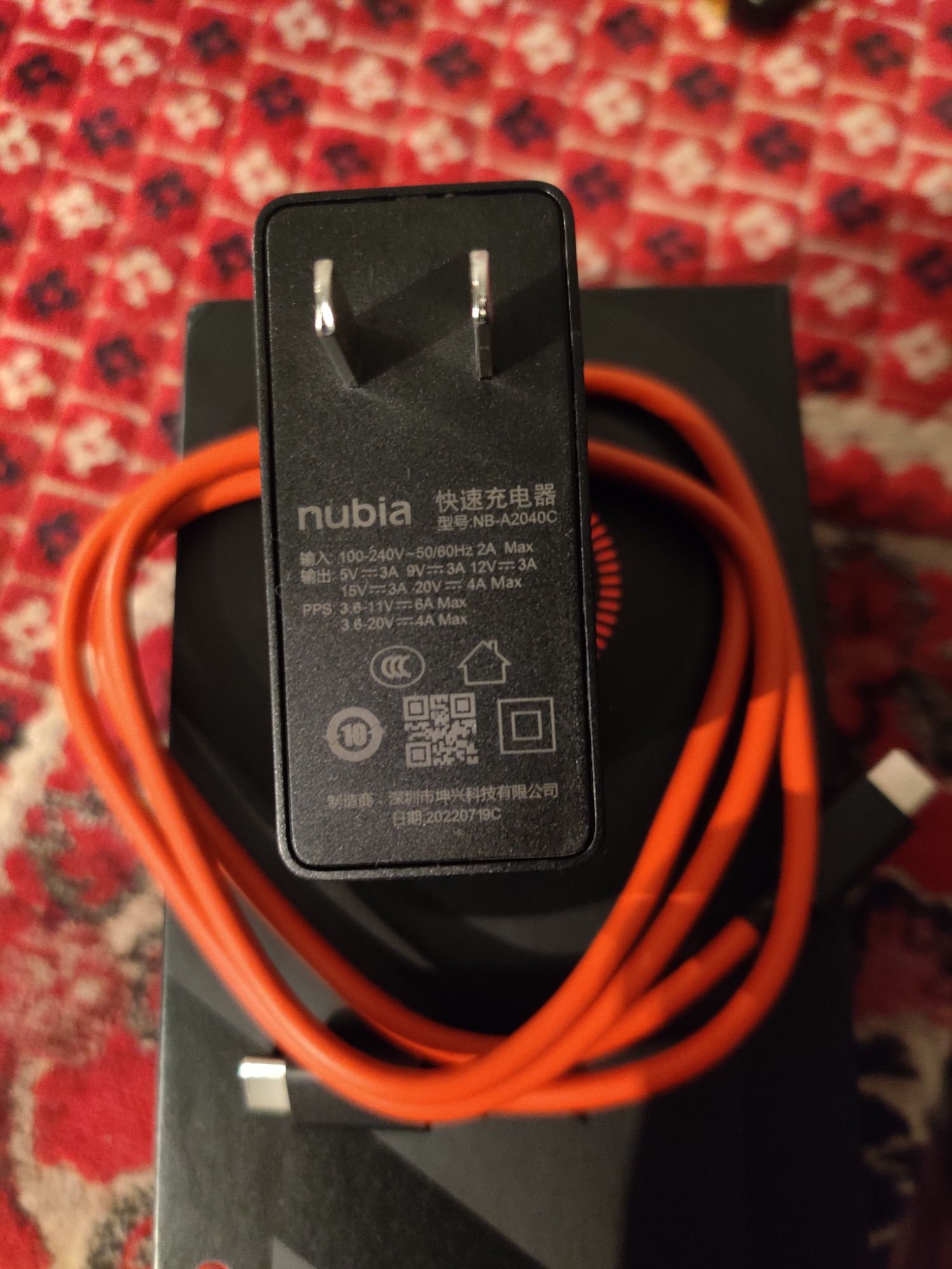 Nubia z40s Pro Black 8/256Gb Snapdragon 8+ Gen 1
