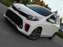 Kia Picanto 1,0~T-GDi~GTLINE~14TYS.KM~Biał~Alu16~Skóra~Full~Serwis~JAK~NOWA~Zobacz