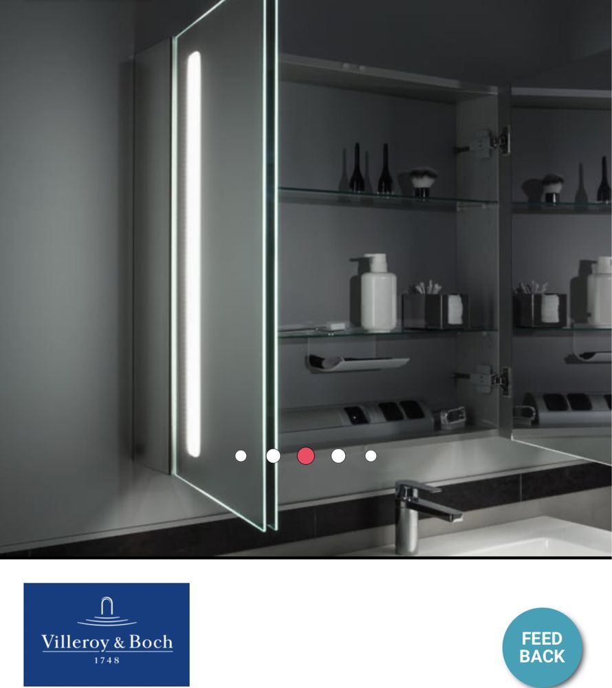 Villeroy&boch szafka z lustrem