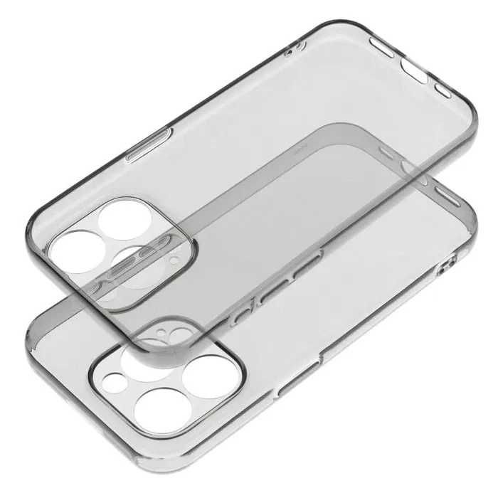 Futerał 1,5mm BOX PREMIUM do IPHONE 12 czarny transparent