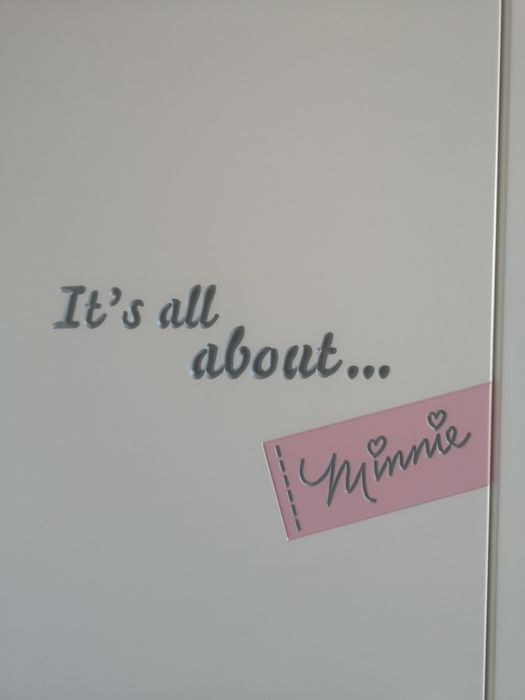 Meble zestaw meblik biały kolekcja minnie mouse regał szafa róż myszka