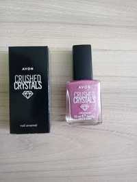 AVON Lakier Do Paznokci Crushed Crystals, Efekt Piasku 3D, Lilac Pink