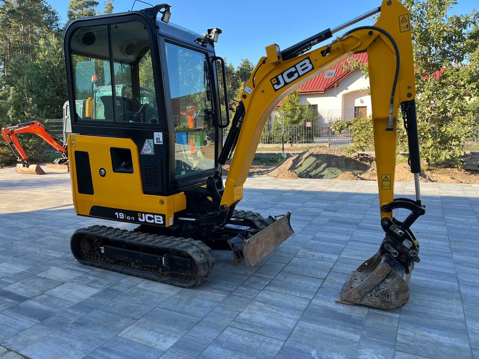 Minikoparka Jcb 19C1 Sprowadzona 746 Motogodzin Dlugie ramie