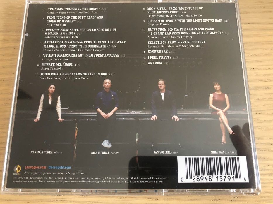 Płyta CD Bill Murray, Jan Vogler And Friends - New Worlds