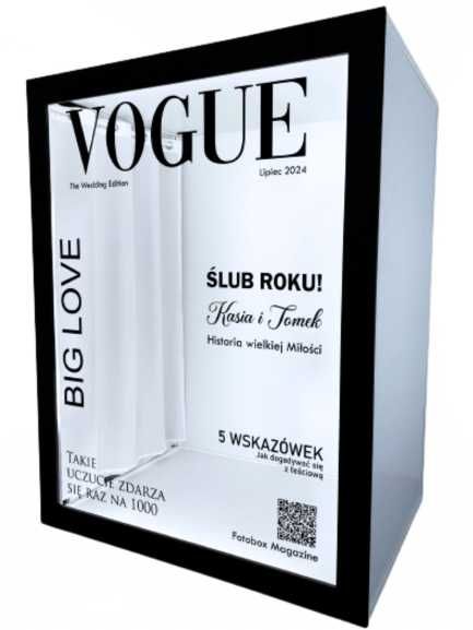 Fotobox Vogue Wedding Magazine Fotobudka! Jak gwiazda na okładce !