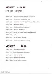 Polskie Monety z lat 60,70, 80, 90-tych.