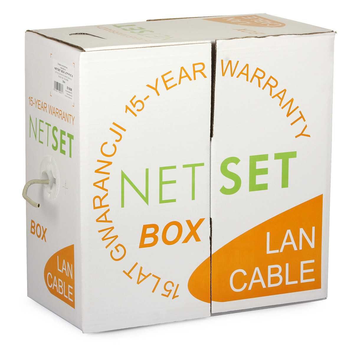 Przewód NETSET U/UTP kategorii 6 skrętka wew Eca [120m]  Kod.: E1608_1