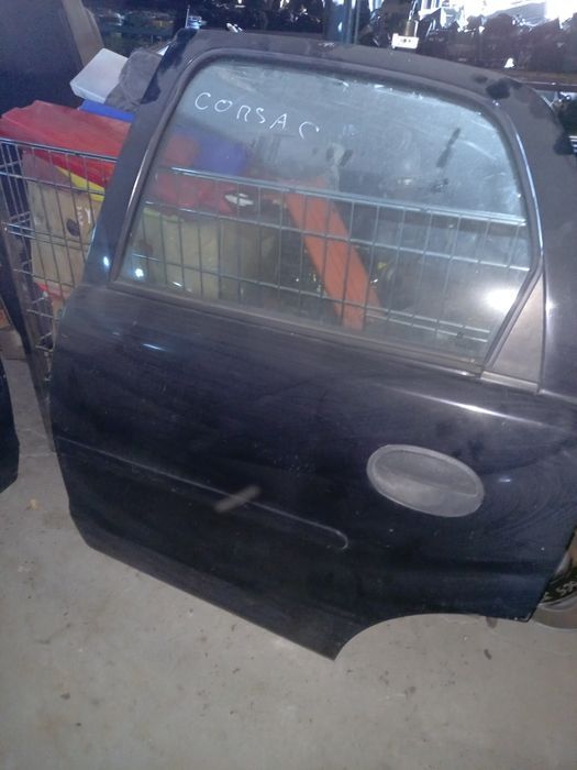 Drzwi tylne lewe opel corsa c 5d czarne