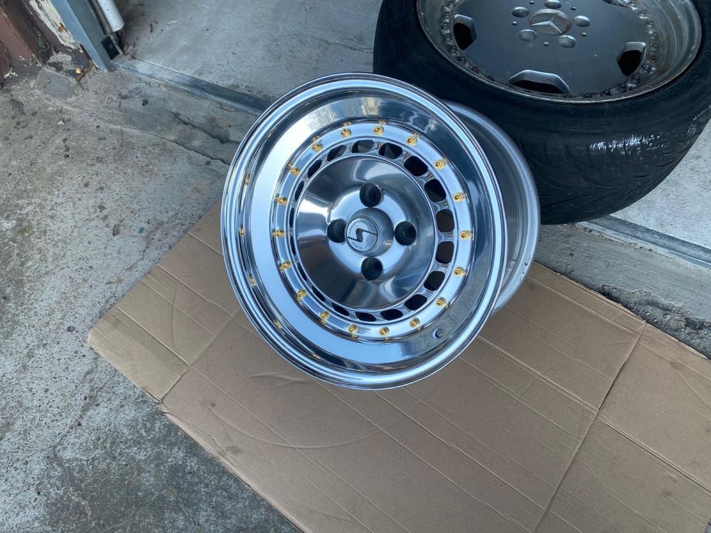 felgi TH Line 4x100 14" 9j 9.5j skręcane tlg VW golf 1 schmidt bbs