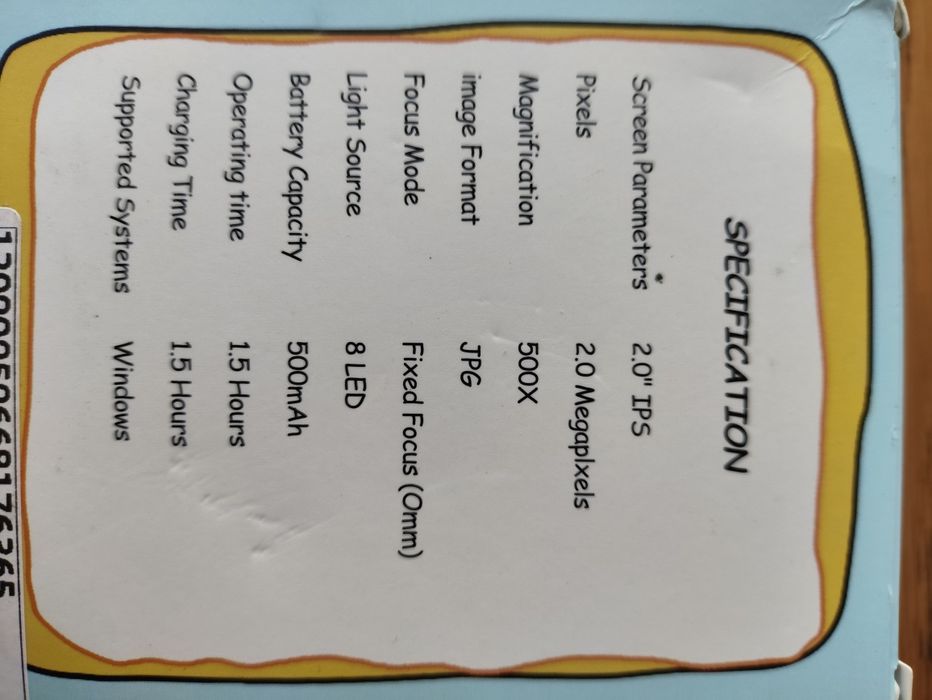 Lupa mikroskop cyfrowy