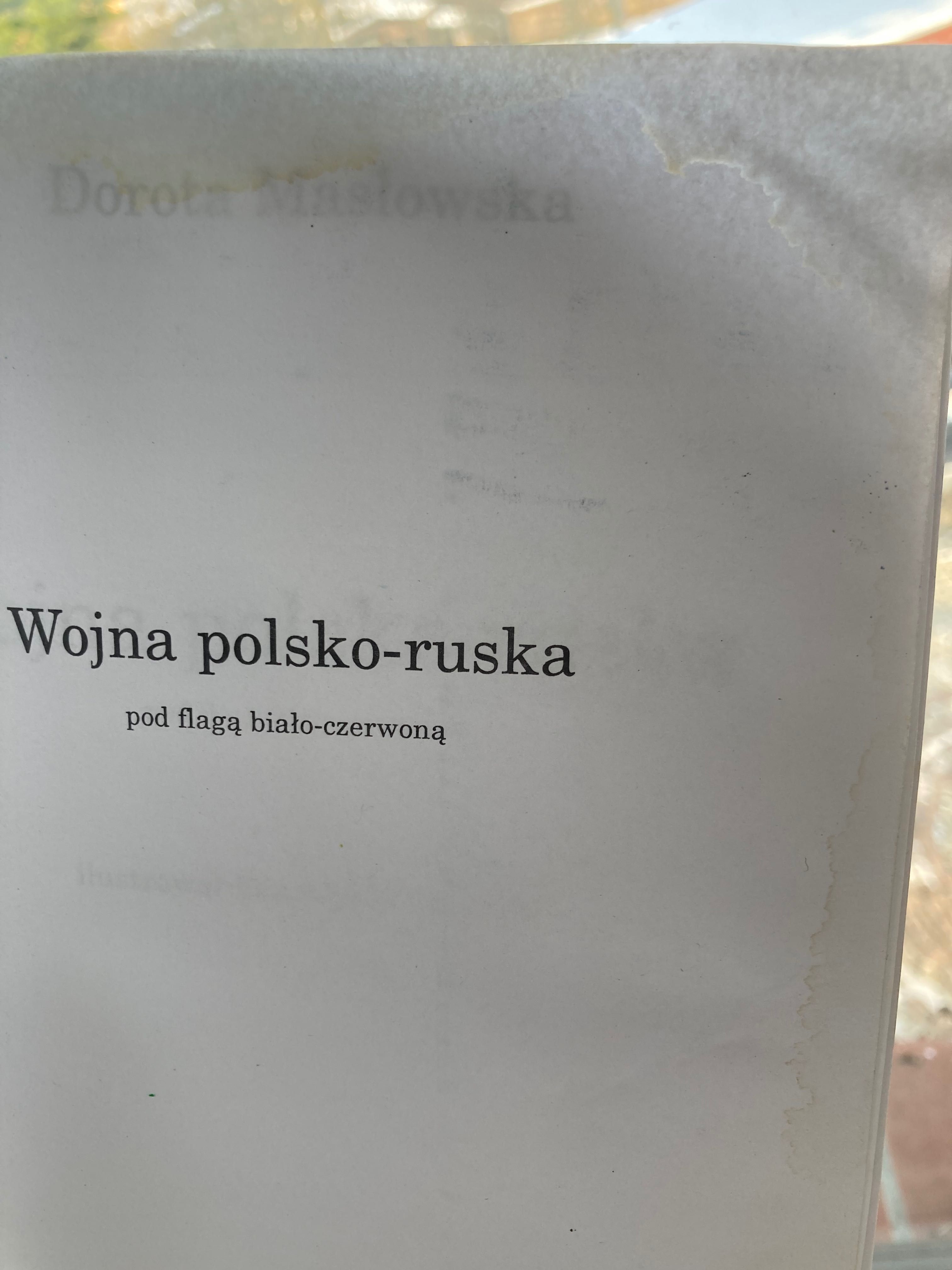 Książka „Wojna polsko-ruska” Dorota Masłowska