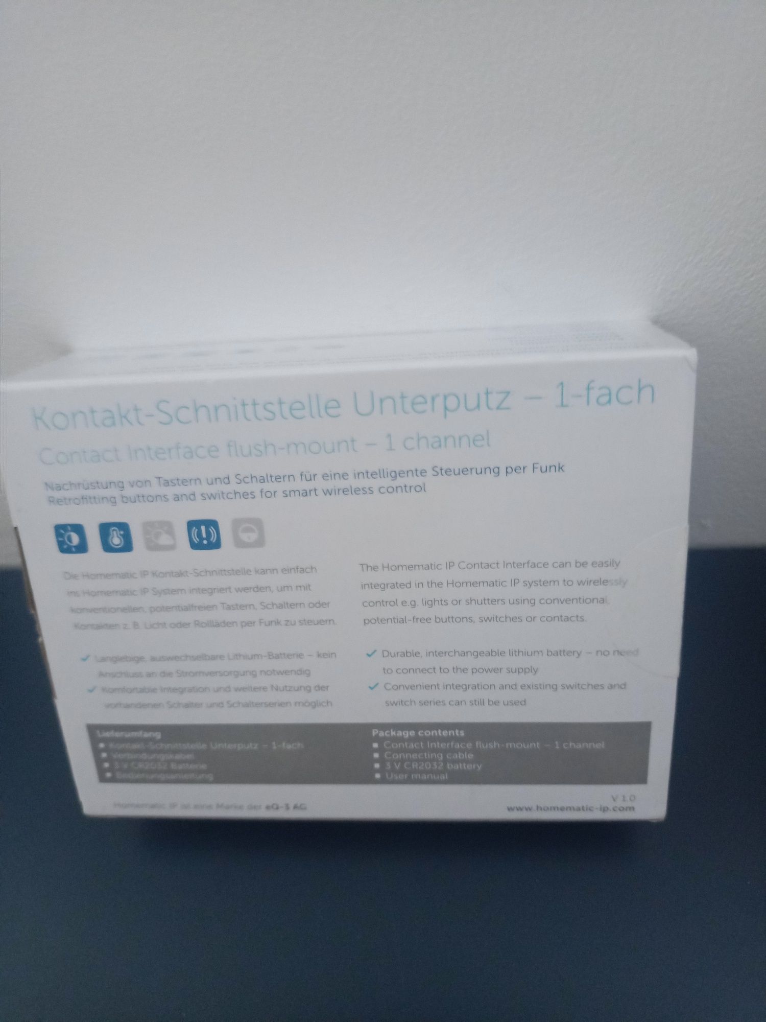Interfejs kontaktowy HomeMatic IP Hmip-fci1 eQ-3 AG