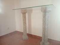 Consola de vidro