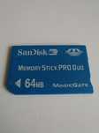 Memory Stick Pro Duo 64mb sprawny