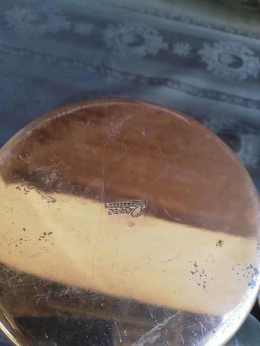 30. Zestaw miedziany do grzanego wina