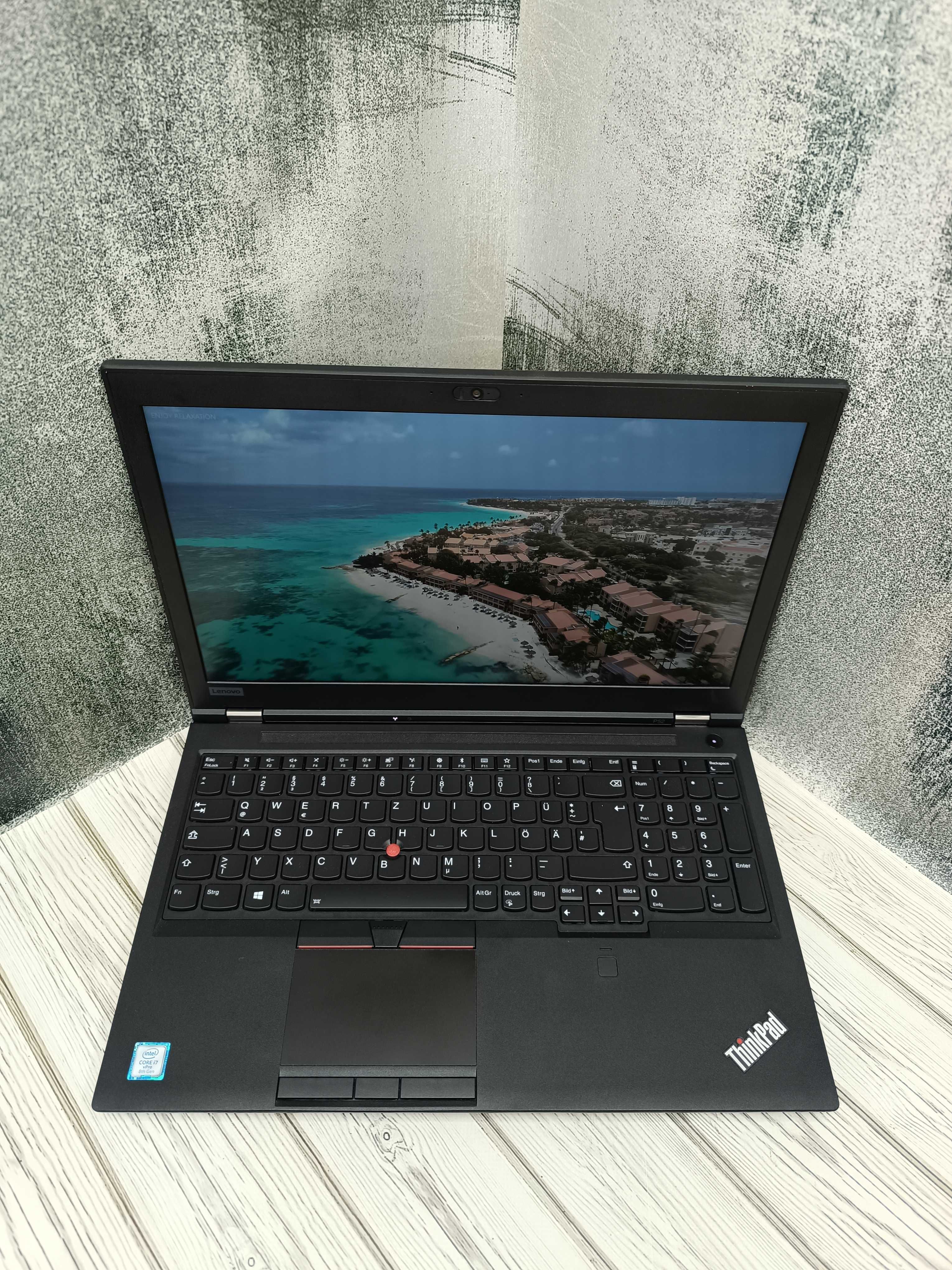 Ноутбук Lenovo ThinkPad P52 FHD\i7-8850H\S512\nVIDIA Quadro P1000 4GB