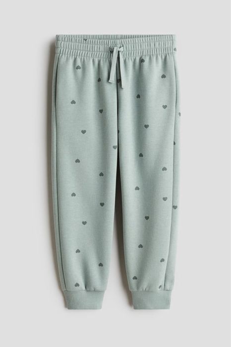 Теплі штани на флісі з принтом H&M