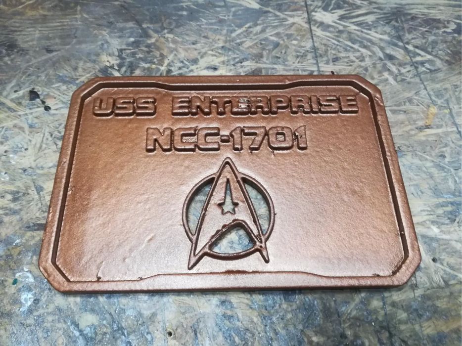 Placa Decorativa Star Trek 1