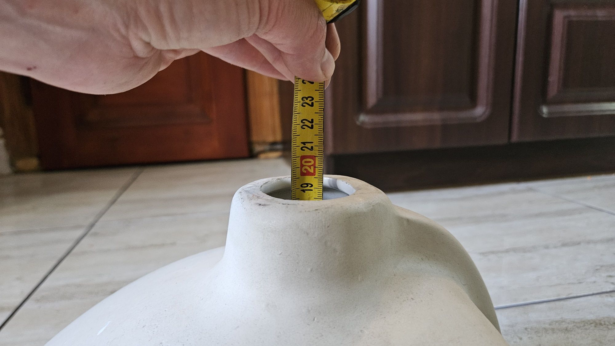 Umywalka wpuszczana ceramiczna Kerra nowa