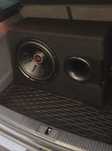 Subwoofer JBL +wzmacniacz ALPINO