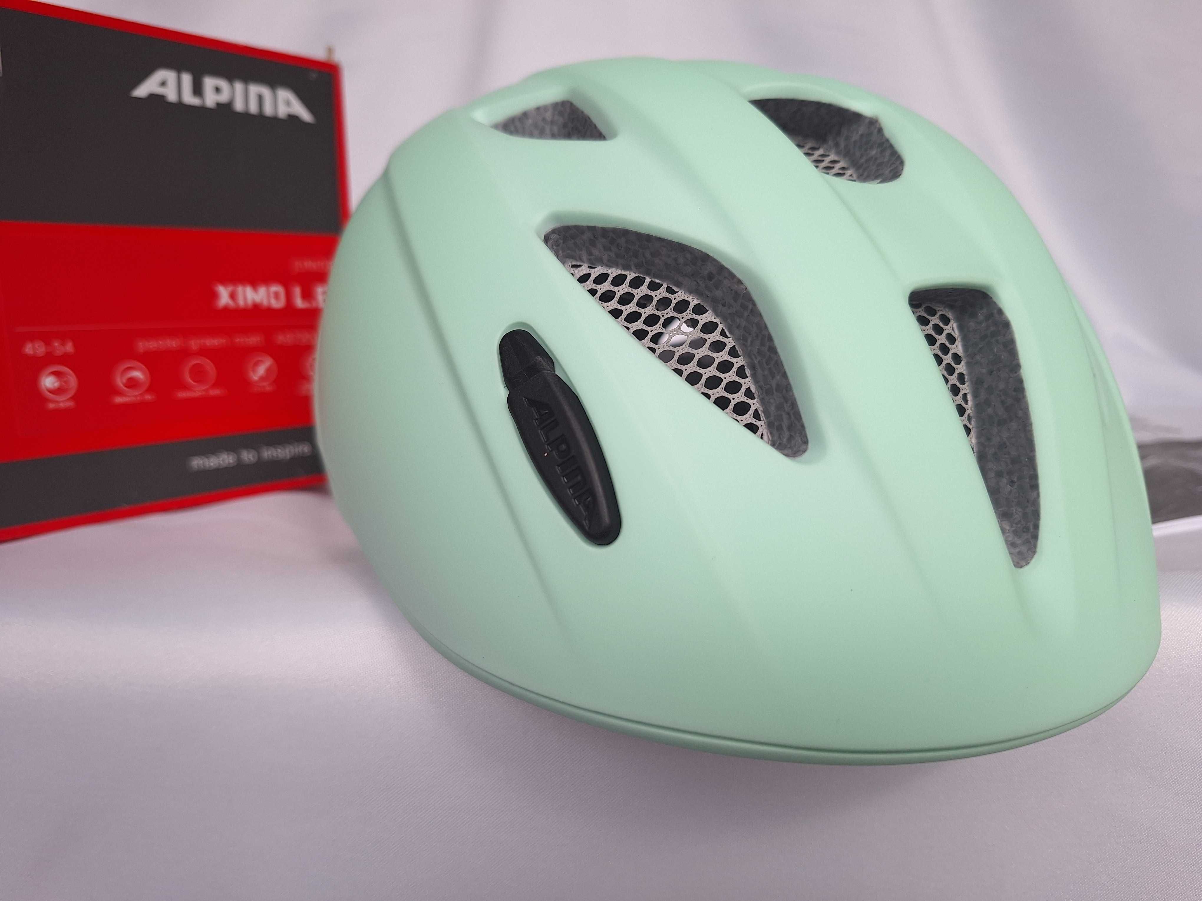 Kask rowerowy dziecięcy Alpina Ximo L.E Pastel Green Matt 49-54cm