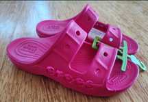 CROCS Baya Sandal klapki 36 - 37 M4 W6 różowe NOWE