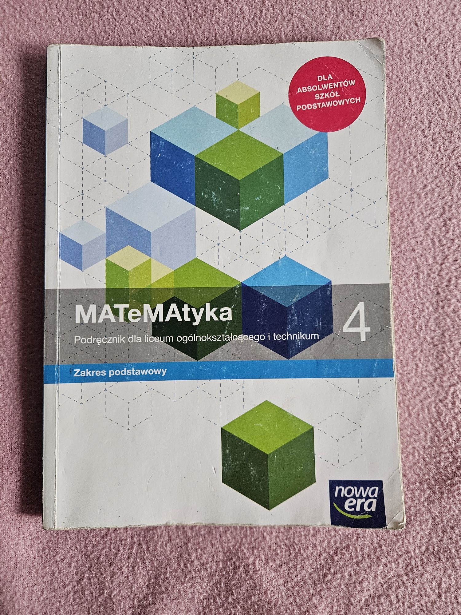 Matematyka 4 podręcznik zakres podstawowy Nowa Era