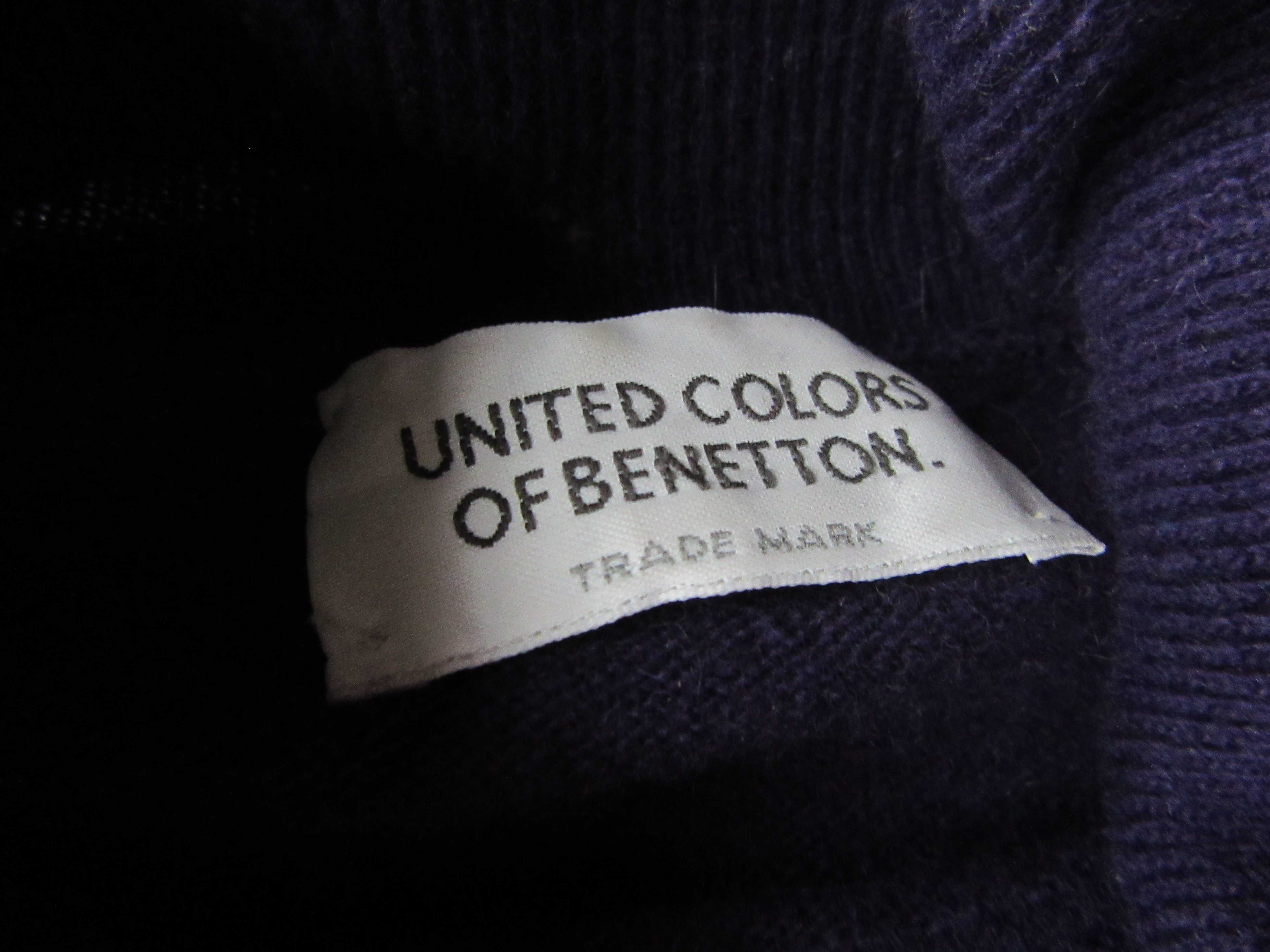 Lux United Colors of Benetton  golf 78% wełna i 22% Angora - L