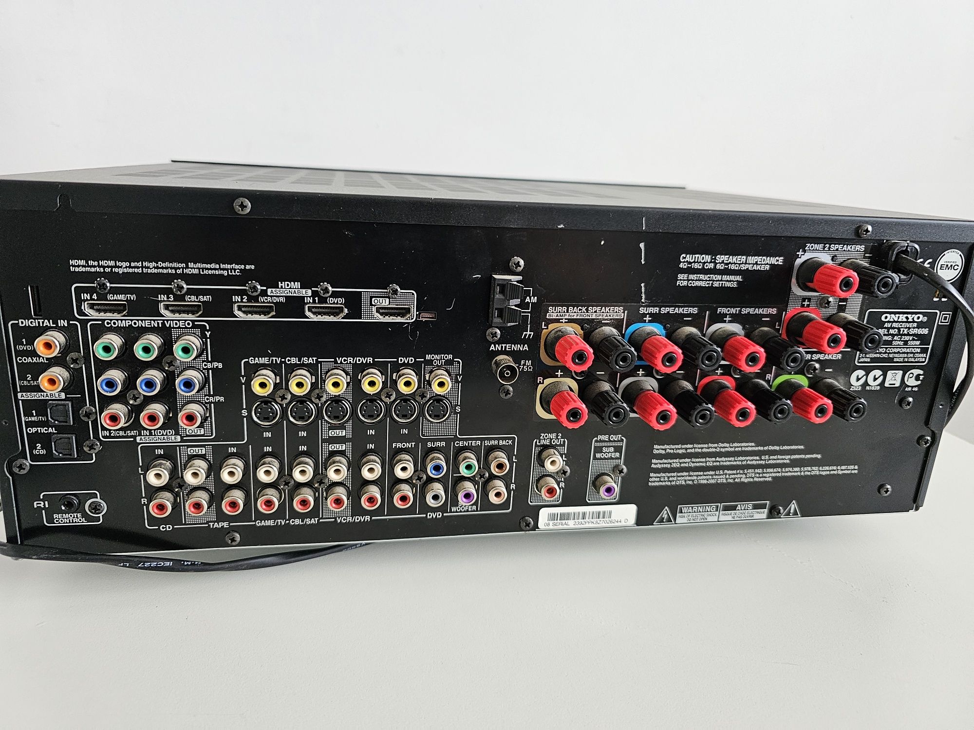 ONKYO TX-SR606 Amplituner 7.1 AV Receiver