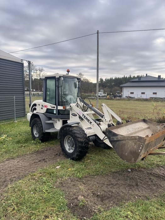 Ładowarka TEREX TL80 – 2008 r. – łyżka,widły – bardzo dobry stan