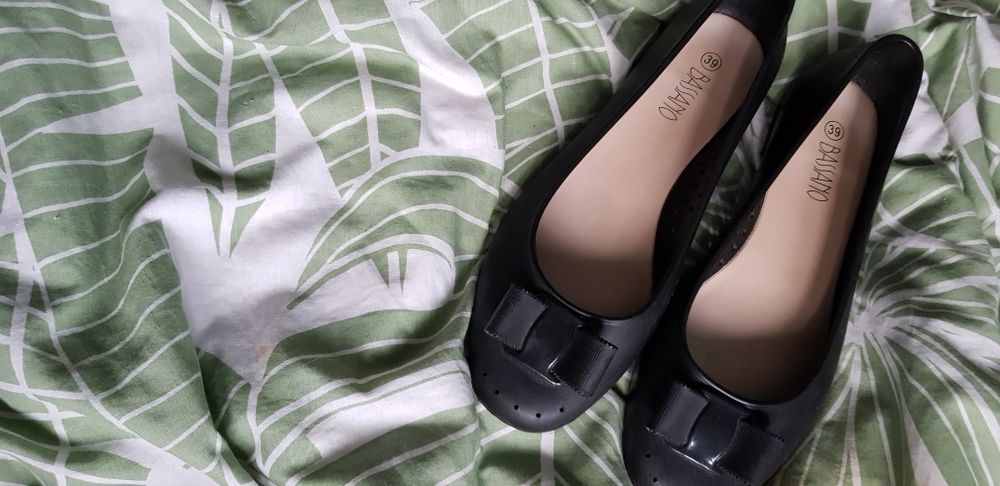 czarne baleriny nowe