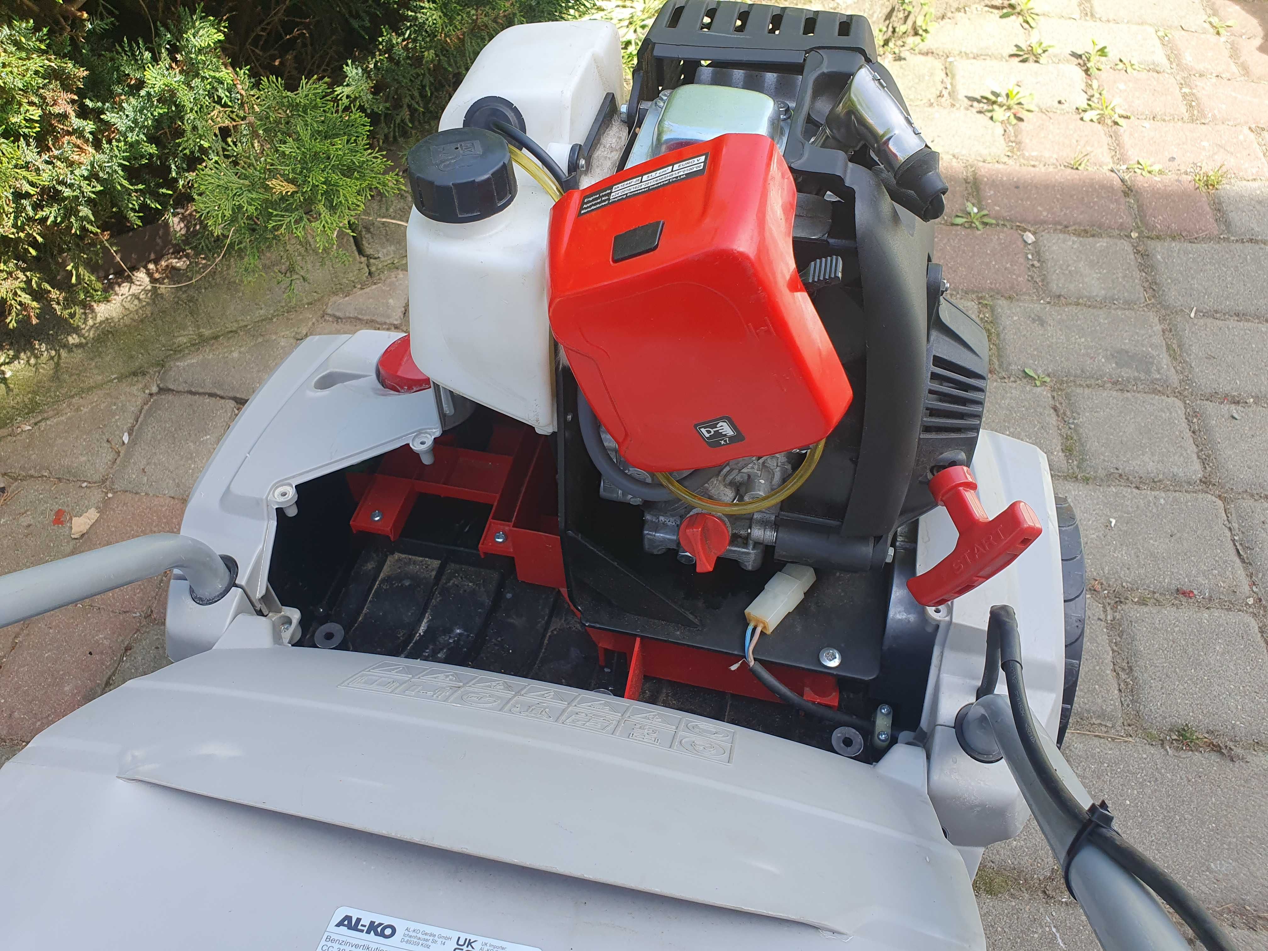 Spalinowy WERTYKULATOR / AERATOR AL-KO 2 Wałki + Kosz