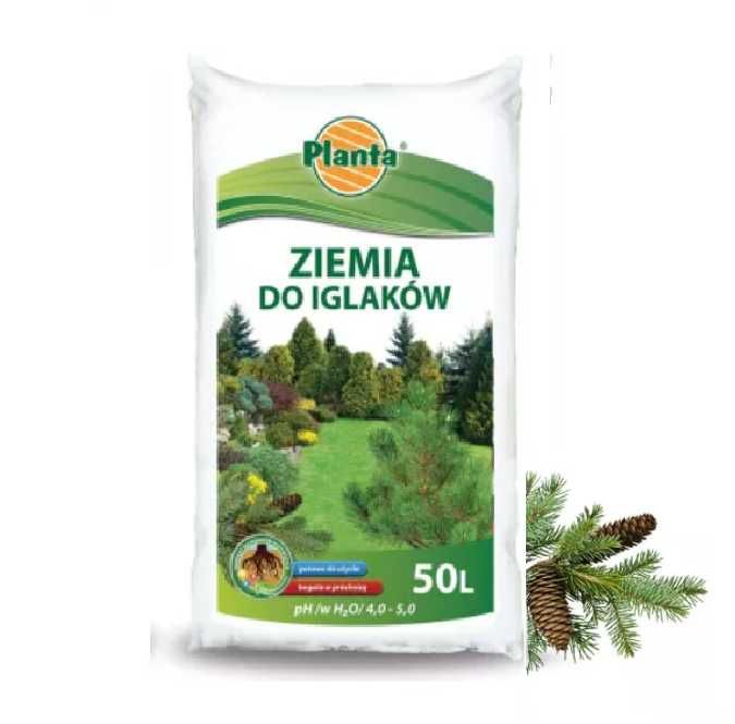 Ziemia uniwersalna do siewu iglaków torf kwaśny substrat warzywa trawa