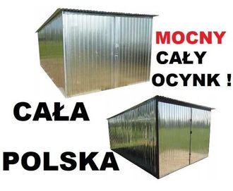 Garaż blaszany 3x5 szkielet ocynk! Garaże PROMOCJA! Cała Polska SZYBKO