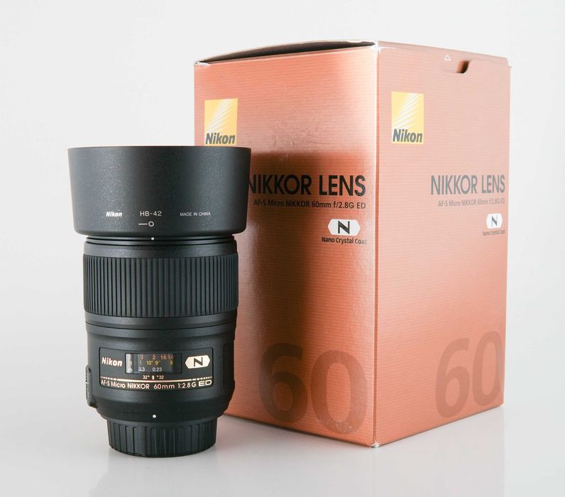 Nikkor AF-S Micro 60mm f/2.8G ED, stan idealny, ostry