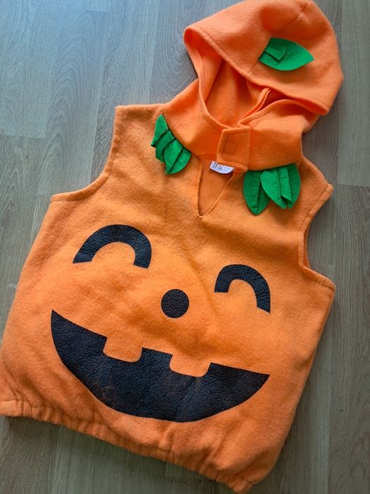 Strój Halloween dynia 3-4lat 98-104cm