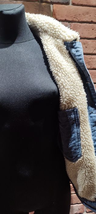 Męska kurtka zimowa z futerkiem roz S/M ,,