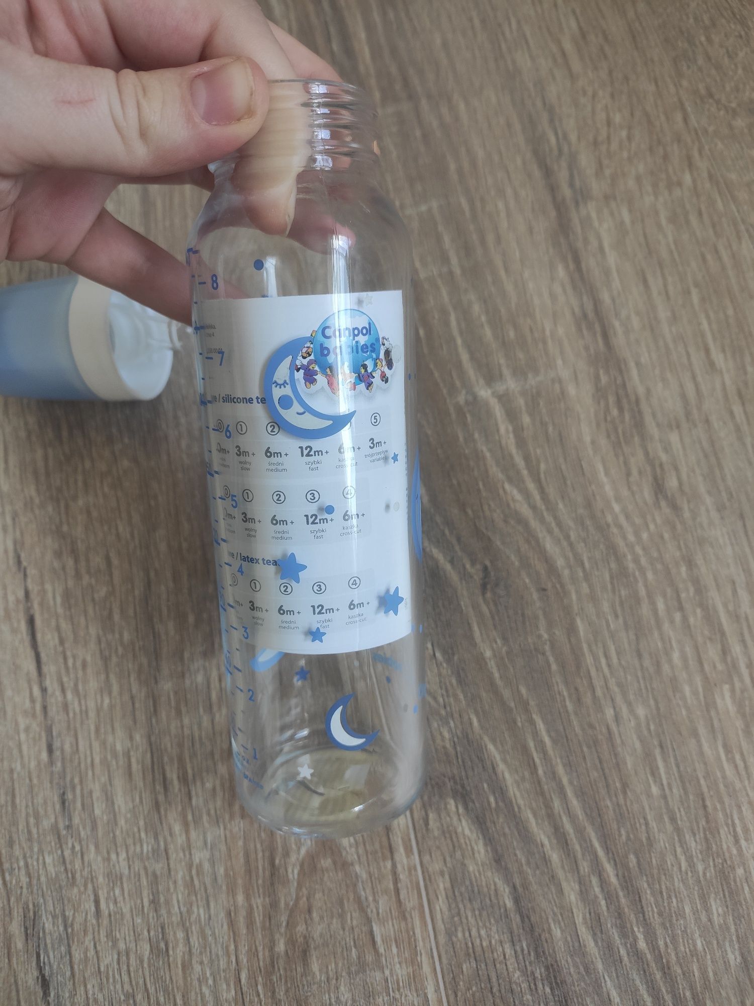 Нова дитяча скляна пляшечка для годування фірми Canpol Babies