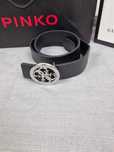 Pasek skórzany unisex klamra Guess