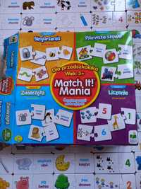 puzzle edukuacyjne match it mania 4w1