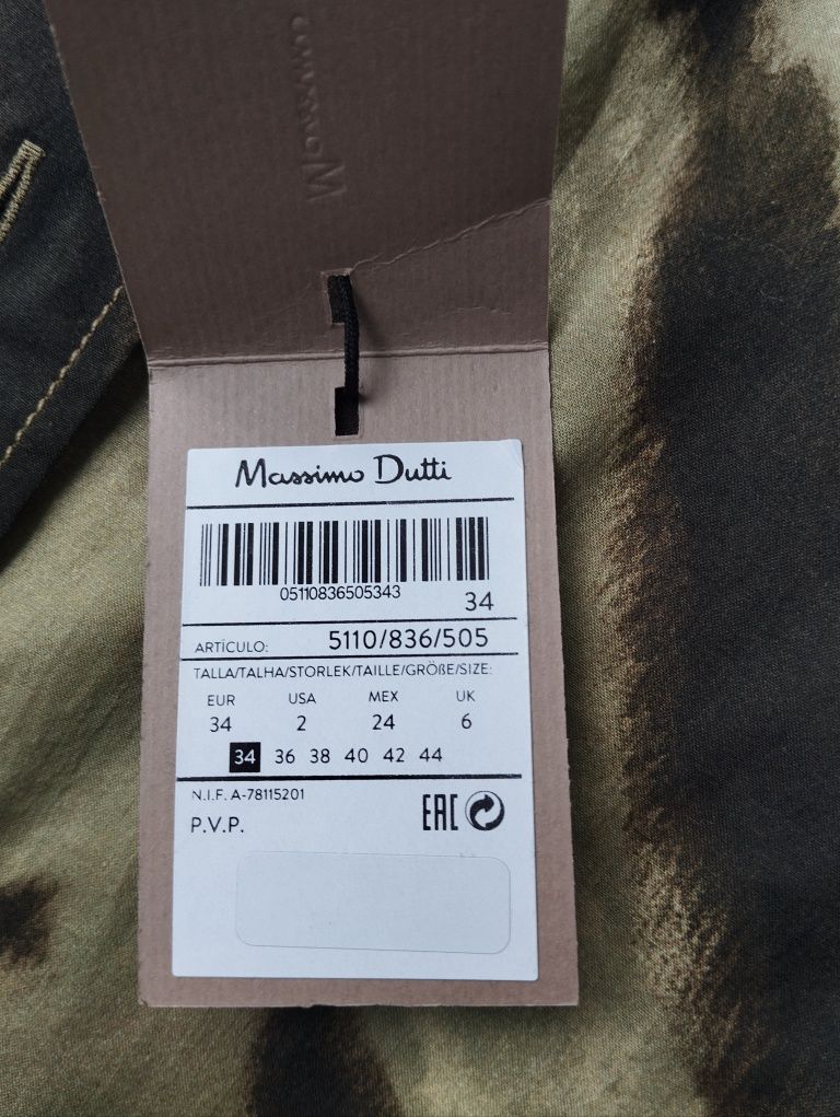 Koszula oversize Massimo Dutti