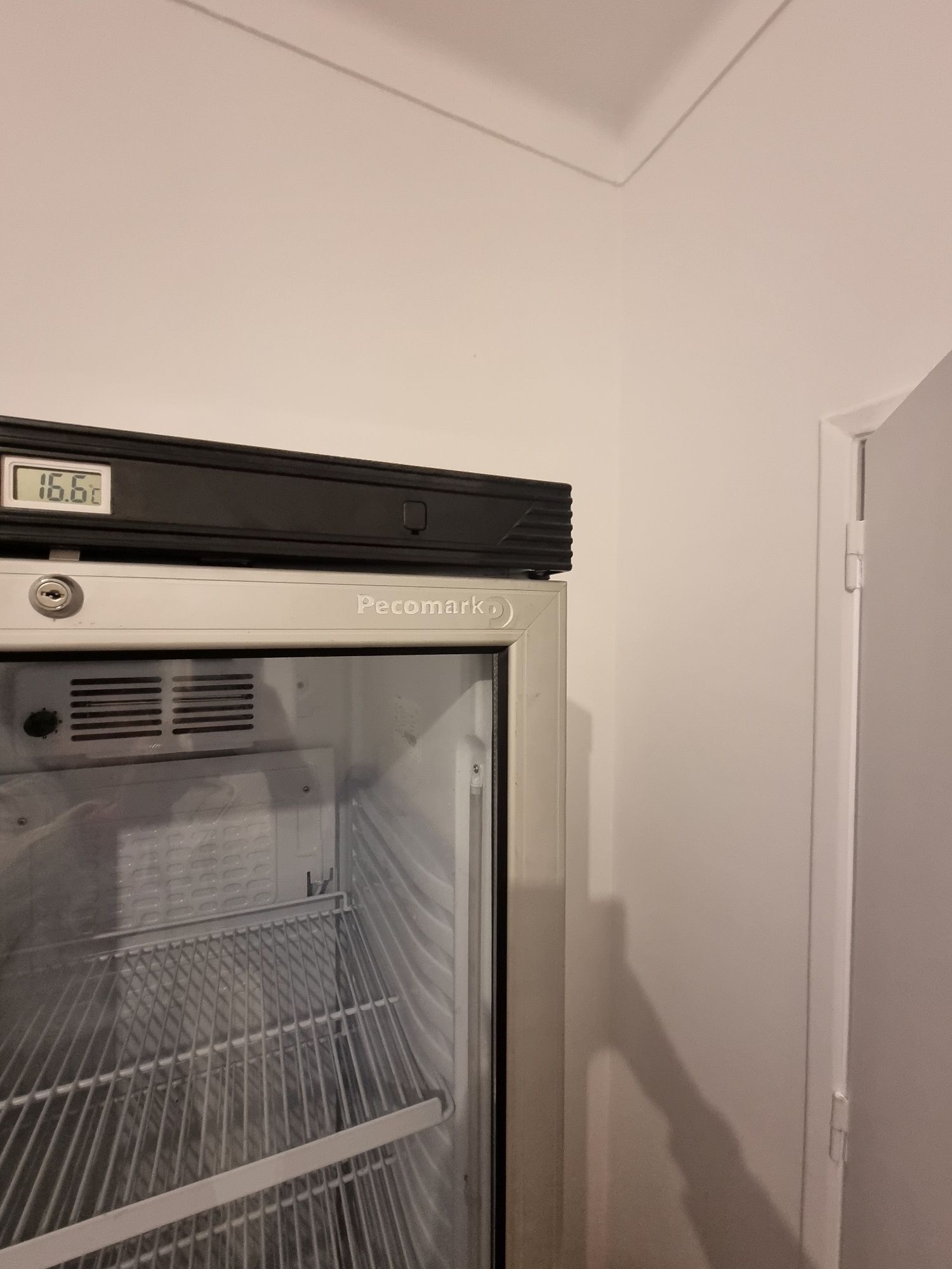Frigorífico com porta de vidro