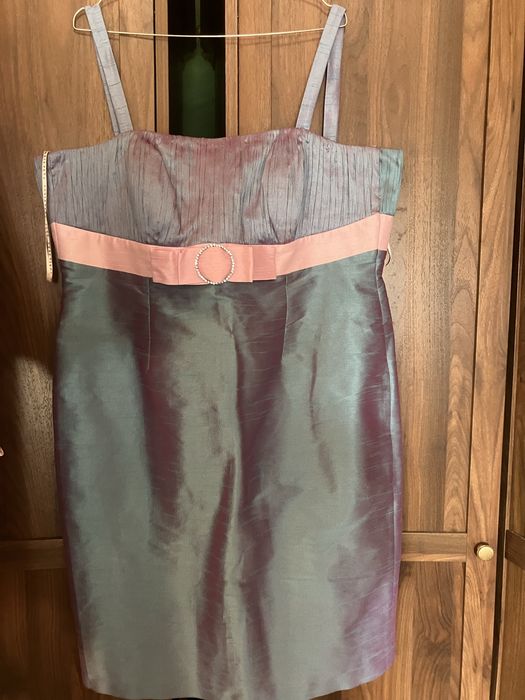 Conjunto de cerimonia vestido e casaco