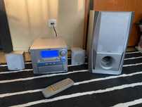 Mini wieża JVC ,Radio , CD + subwoofer Kraków