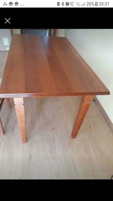 Stół drewniany do salonu+ 4 krzesła