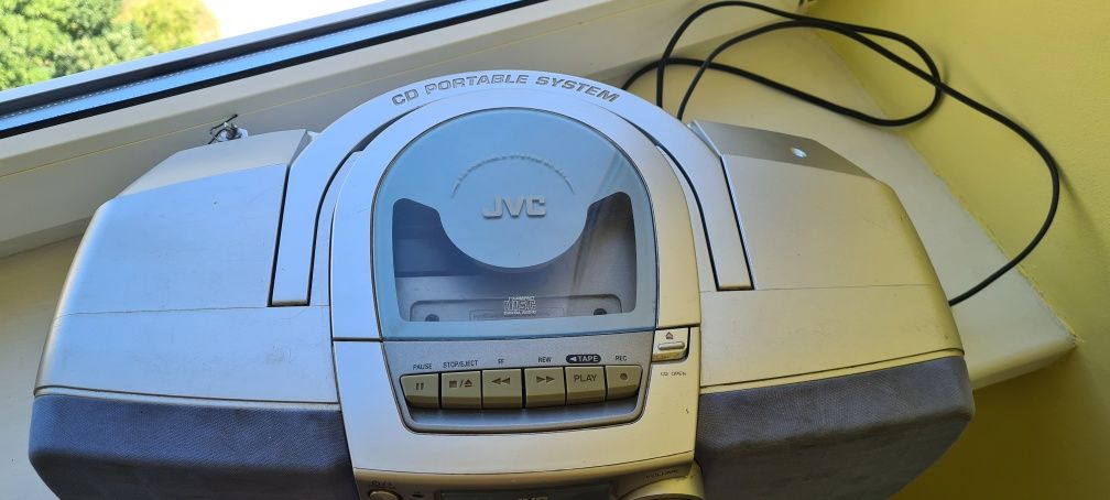 Cd проигрыватель, магнитофон jvc